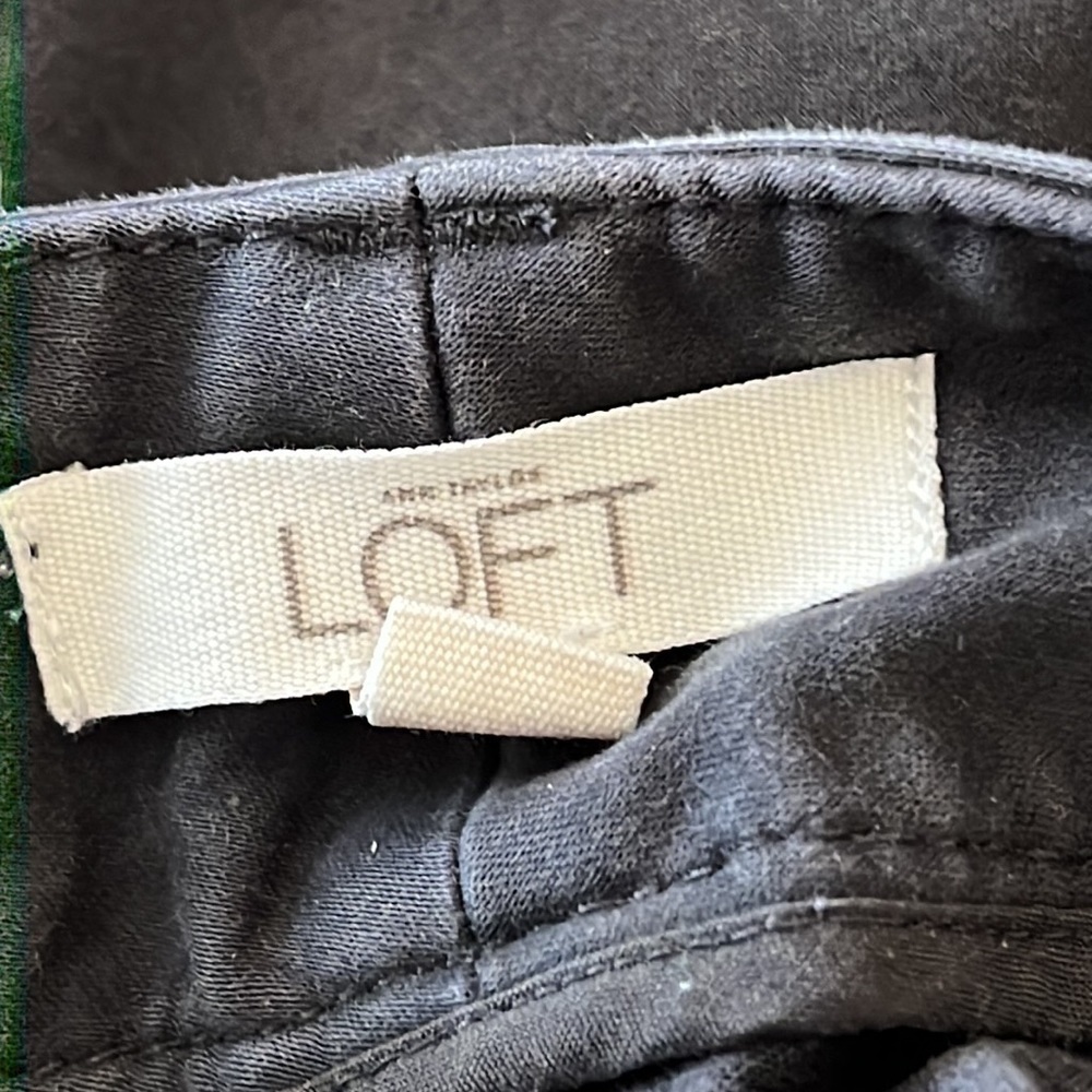 LOFT gray‎ chinos skinny pants Sz 10 - Picture 7 of 8